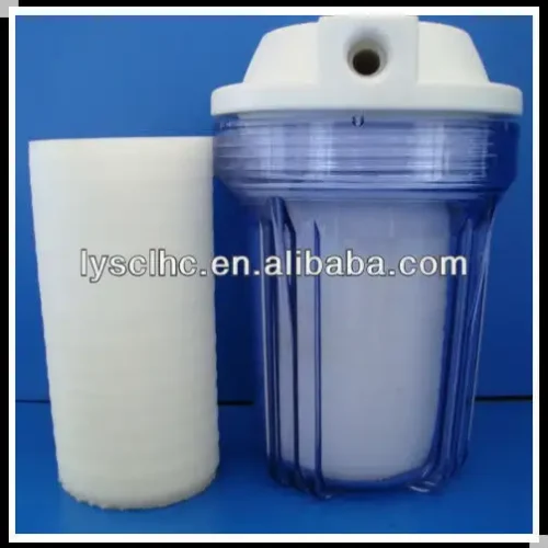 5 small water filter pp filter cartridge filter with transparent housing