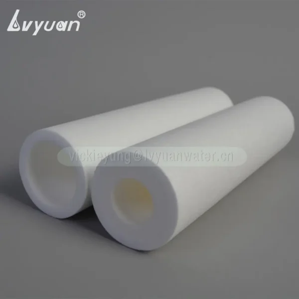 Big diameter 4.5x40 inch water filter pleated melt blown filter cartridge polypropylene filter with plastic connector code