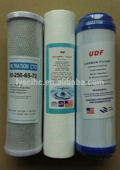 Water Associate UDF Activated CTO Compressed Carbon PP Sediment Filter cartridge for drinking Water Purifier Prefiltering