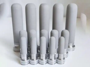 Sintered titanium filter element