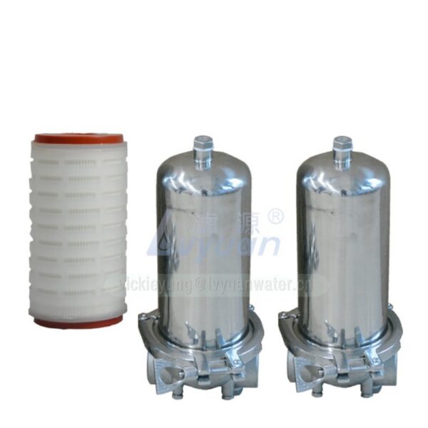 Stainless Steel Material SS304 316L Single Cartridge 5 Inch Water Treatment Housing Filter