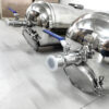 Tanque de armazenamento de água esterilizada em aço inoxidável para sistema de osmose inversa Tanque de armazenamento de água esterilizada em aço inoxidável para sistema de osmose inversa