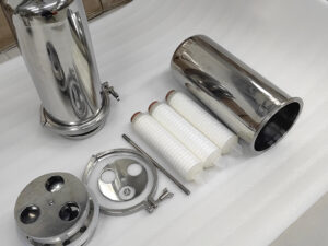 Análise de falhas na caixa do filtro de pré-tratamento de água do mar