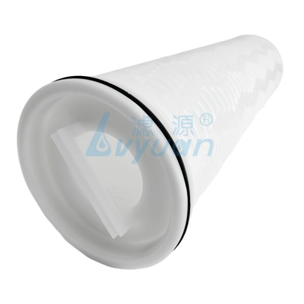 Cartucho de filtro de alto caudal de 20 polegadas 4 Cartucho filtrante de alto caudal de 20 polegadas