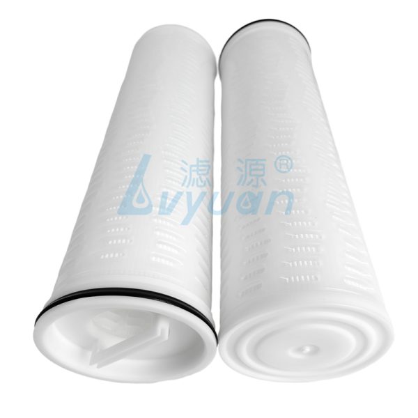 Cartucho de filtro de alto caudal de 20 polegadas 6 Cartucho filtrante de alto caudal de 20 polegadas