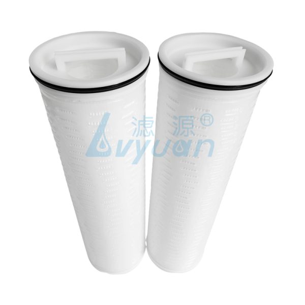 Cartucho de filtro de alto caudal de 20 polegadas 8 Cartucho filtrante de alto caudal de 20 polegadas