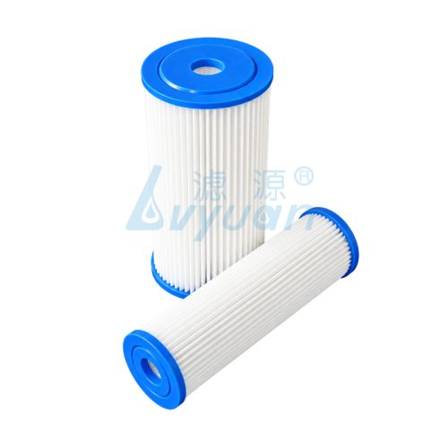 PE pleated filter cartridge PE pleated filter cartridge