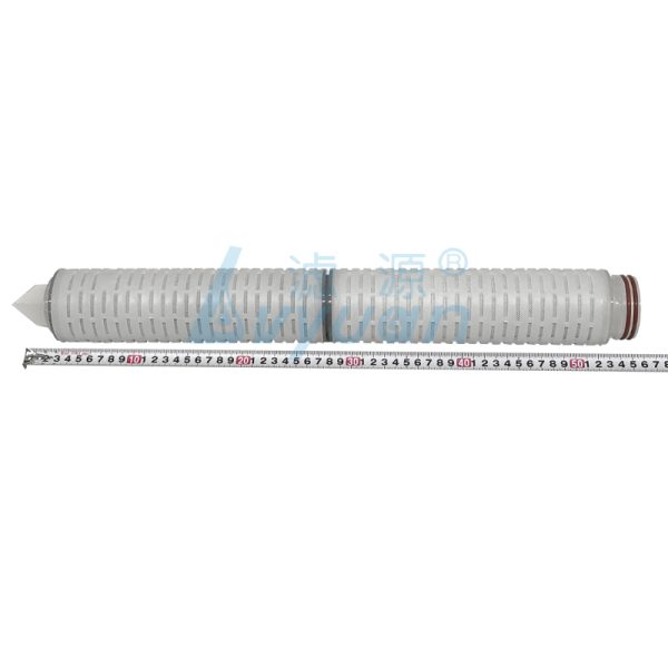 Cartucho de filtro plissado substituível para equipamento de processo