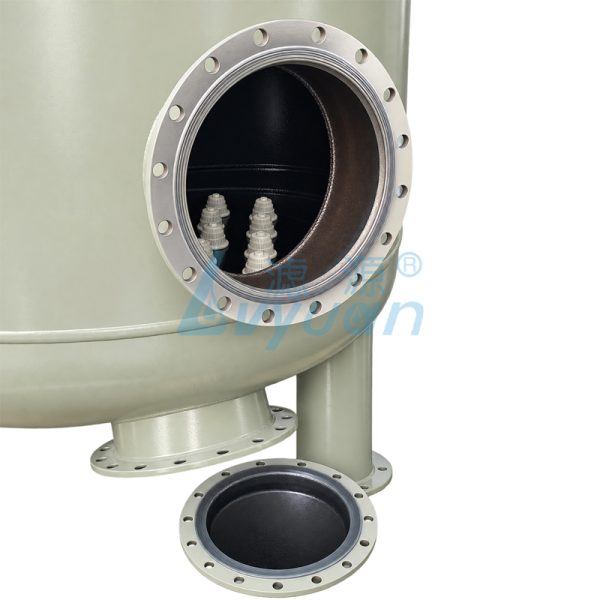 Tanque de filtro de areia multimédia em aço ao carbono 5 Tanque de filtro de areia multimédia em aço ao carbono 5
