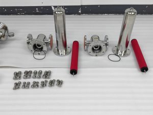 Caixas de filtro de purificação de condensado para linhas de alta temperatura